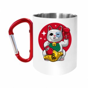 Kubki metalowe z uszkiem karabińczykiem