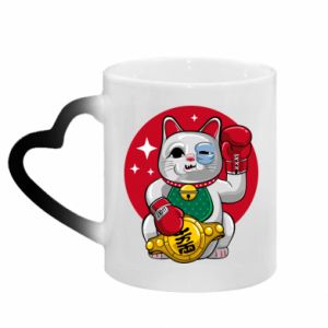 Kubki magiczne z uchwytem w kształcie serca