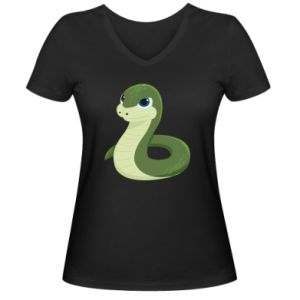 Koszulki V-neck damskie