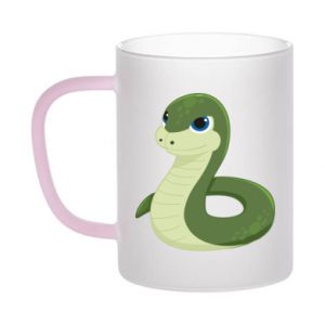 Kubki szronione dwukolorowe