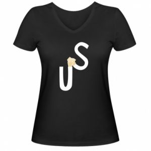 Koszulki V-neck damskie