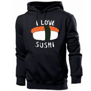 Bluza z kapturem męska Uwielbiam sushi
