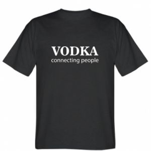 Koszulka męska Vodka connecting people