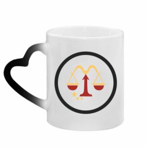 Kubki magiczne z uchwytem w kształcie serca