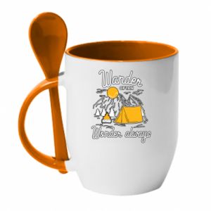 Kubki z ceramicznymi łyżkami