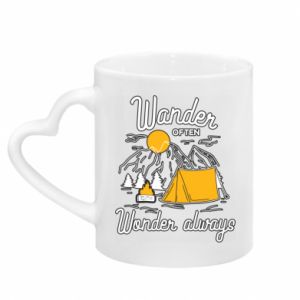 Kubki z uchwytem w kształcie serca