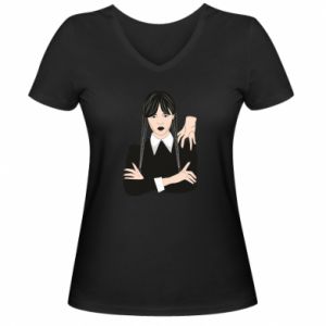 Koszulki V-neck damskie