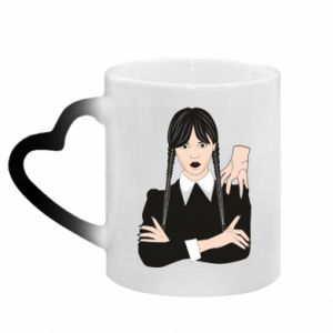 Kubki magiczne z uchwytem w kształcie serca