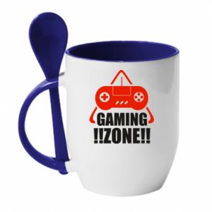 Kubki z ceramicznymi łyżkami