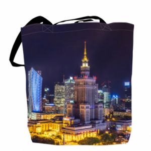 Torby Fullprint Warszawa nocą miasto