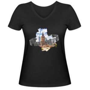 Koszulki V-neck damskie