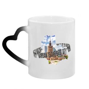 Kubki magiczne z uchwytem w kształcie serca