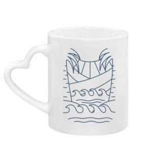 Kubki z uchwytem w kształcie serca
