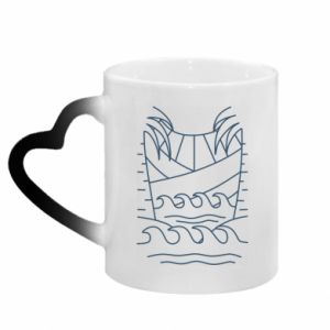 Kubki magiczne z uchwytem w kształcie serca