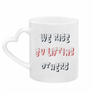 Kubki z uchwytem w kształcie serca