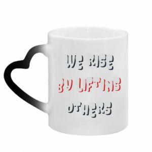 Kubki magiczne z uchwytem w kształcie serca