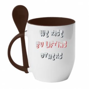 Kubki z ceramicznymi łyżkami