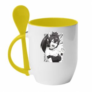 Kubki z ceramicznymi łyżkami