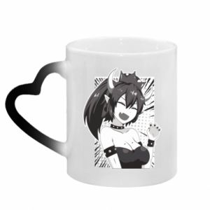 Kubki magiczne z uchwytem w kształcie serca