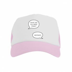 Czapki trucker dziecięce