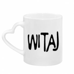 Kubki z uchwytem w kształcie serca