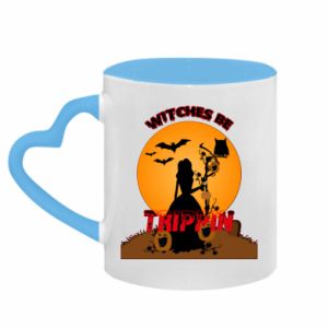 Kubki z uchwytem w kształcie serca dwukolorowe