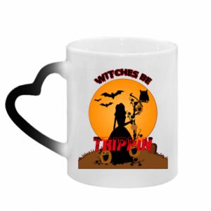 Kubki magiczne z uchwytem w kształcie serca