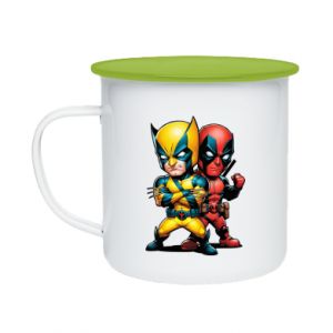 Kubki ceramiczne w stylu retro