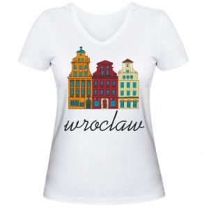 Koszulki V-neck damskie