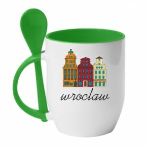 Kubki z ceramicznymi łyżkami