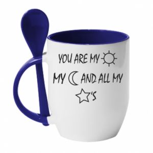 Kubki z ceramicznymi łyżkami