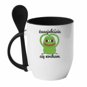 Kubki z ceramicznymi łyżkami