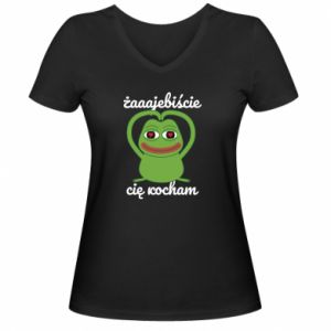 Koszulki V-neck damskie