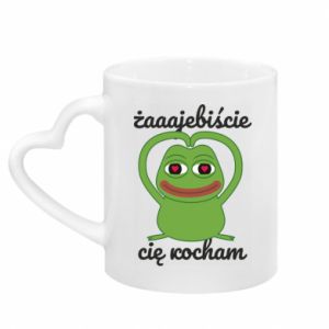 Kubki z uchwytem w kształcie serca