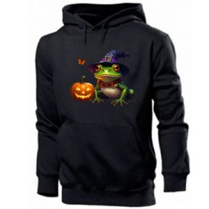 Bluza z kapturem męska na Halloween Żaba Halloween