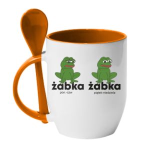 Kubki z ceramicznymi łyżkami