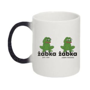 Kubki zmieniające kolor brokatowe