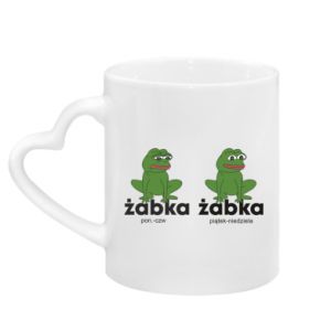 Kubki z uchwytem w kształcie serca
