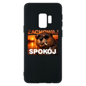 Etui na Samsung S9 Zachowaj spokój bóbr