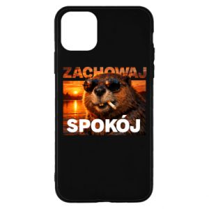 Etui na iPhone 11 Pro Zachowaj spokój bóbr