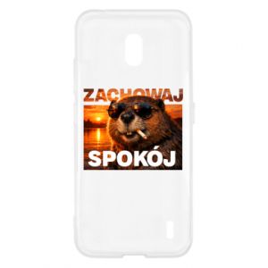 Etui na Nokia 2.2 Zachowaj spokój bóbr - PrintSalon Etui na Nokia 2.2 Zachowaj spokój bóbr