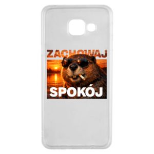Etui na Samsung A3 2016 Zachowaj spokój bóbr