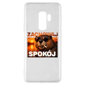 Etui na Samsung S9+ Zachowaj spokój bóbr