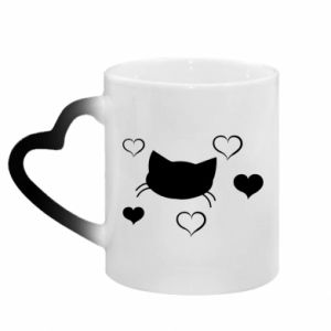 Kubki magiczne z uchwytem w kształcie serca
