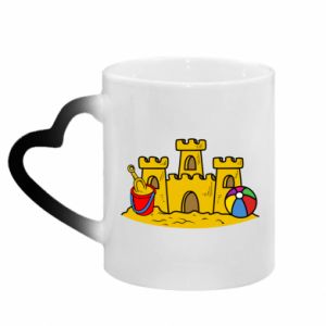 Kubki magiczne z uchwytem w kształcie serca