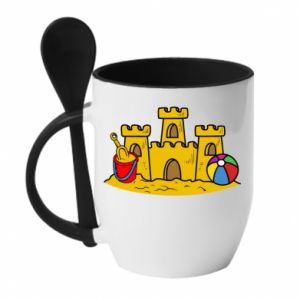Kubki z ceramicznymi łyżkami