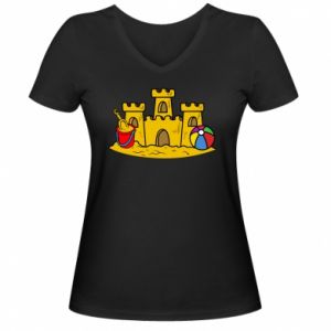 Koszulki V-neck damskie