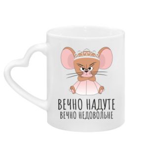 Kubki z uchwytem w kształcie serca