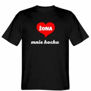 Koszulka męska Promo dla męża Żona mnie kocha