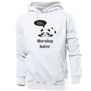 Bluza z kapturem męska z pandami Zzz... Morning hater